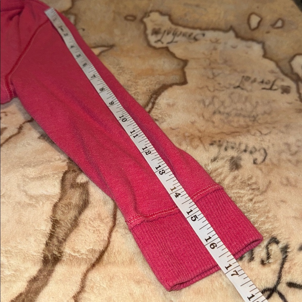 🖤HOLLISTER VINTAGE PINK HOODED TUNIC/DRESS SIZE L🖤 - Picture 6 of 10